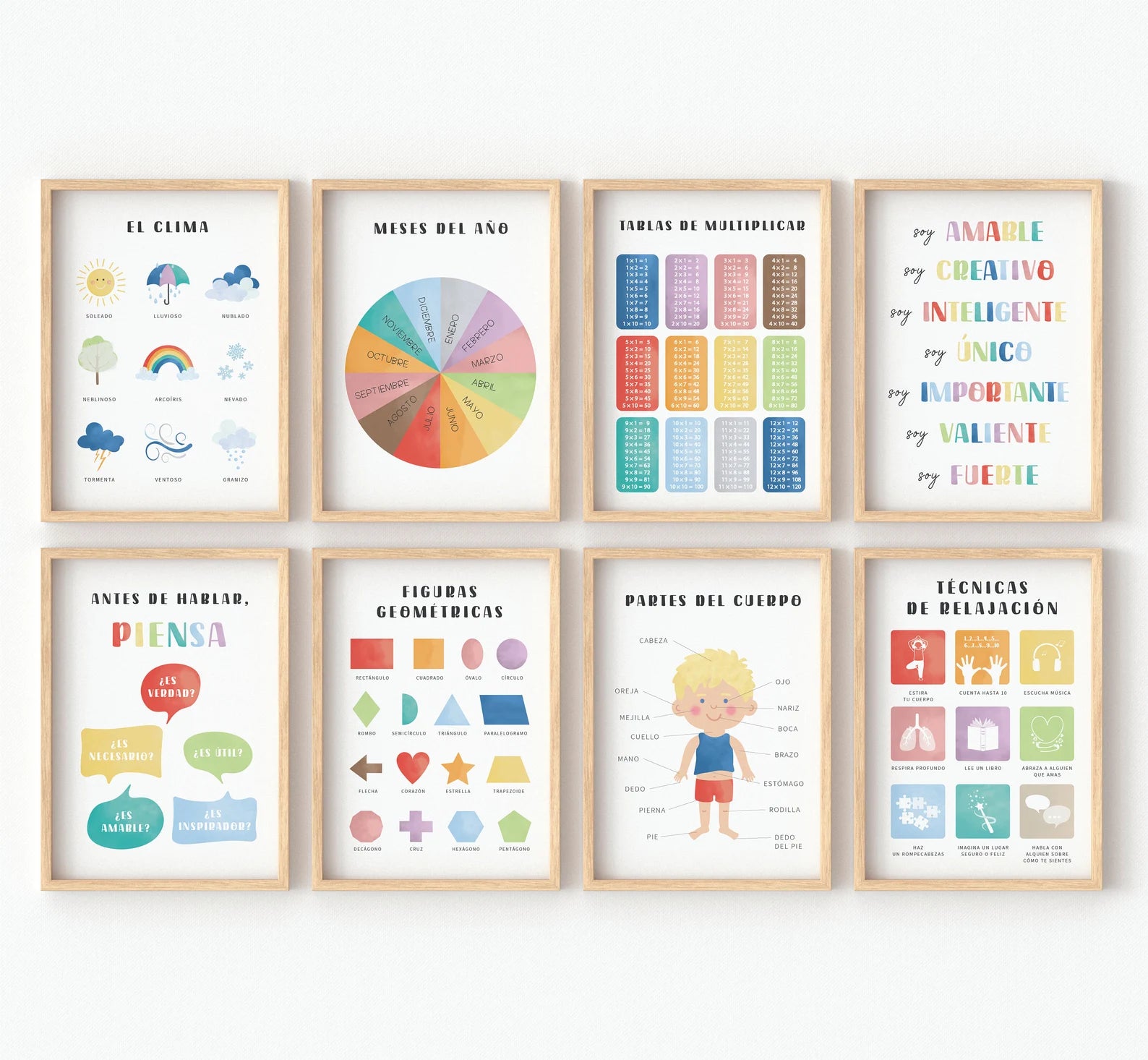 40 Posters educativos - JPG Alta definición