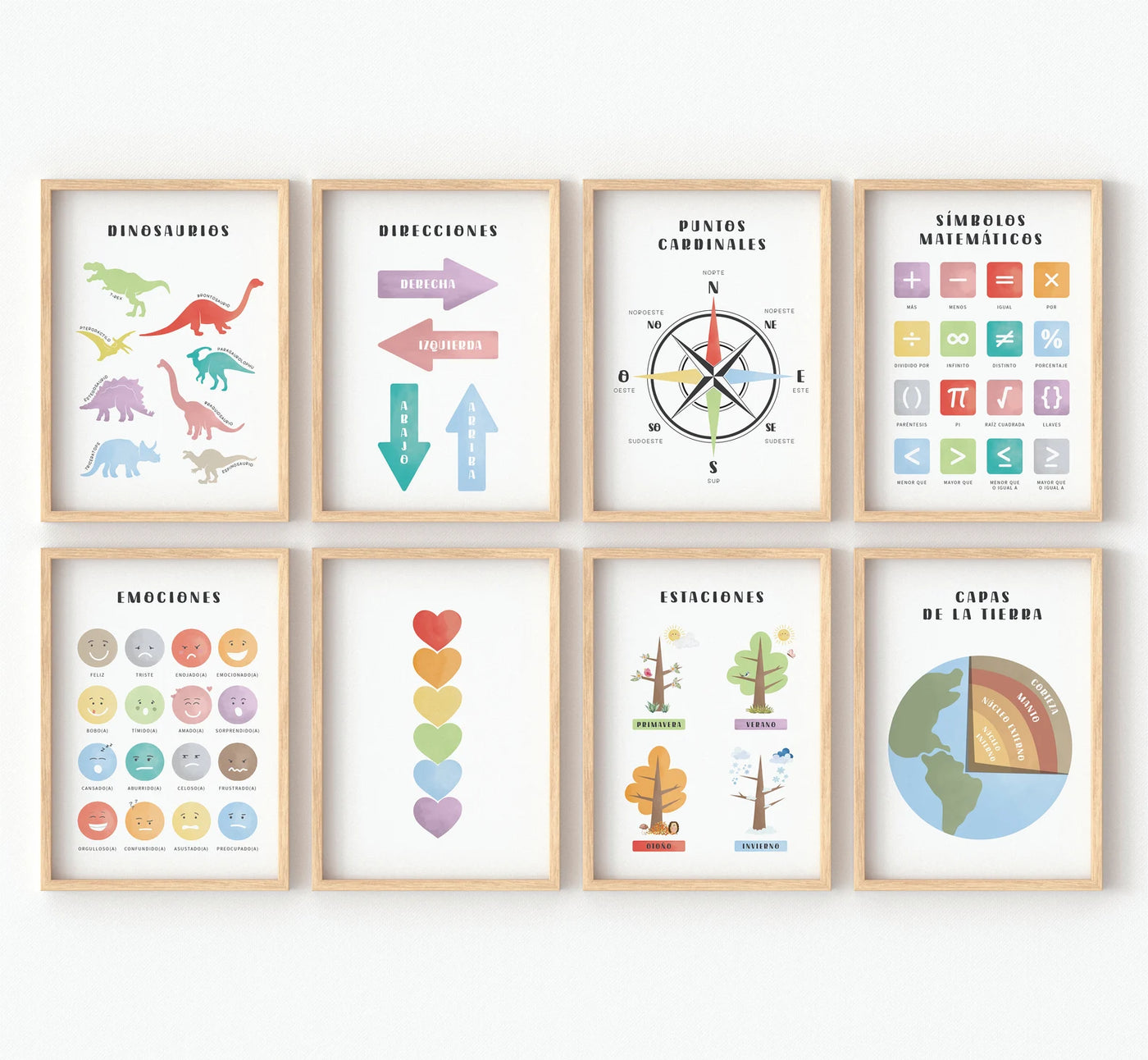 40 Posters educativos - JPG Alta definición